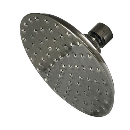 Kingston Brass Shower Head, Black Stainless, Wall Mount K135A4